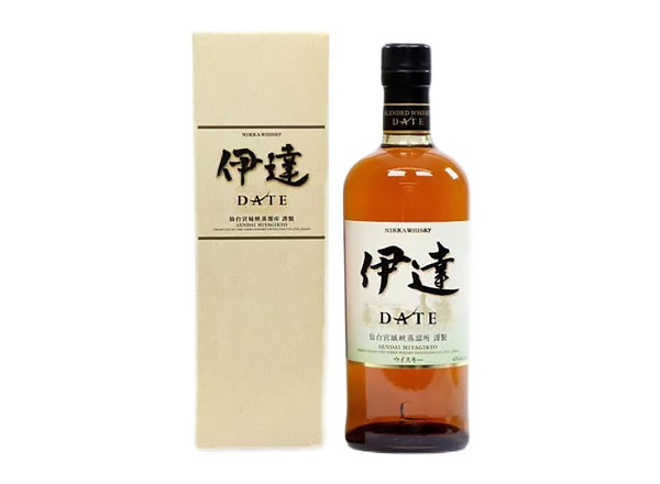 绍兴Nikka Date回收一甲宫城峡蒸馏所产伊达调和型威士忌