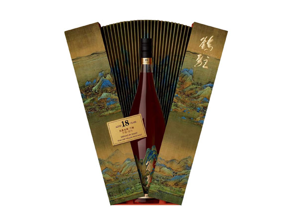 绍兴鹤驻18年黄酒回收鹤驻新花雕18年珍藏版千里江山图