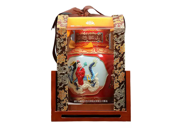 绍兴古越龙山黄酒回收古越龙山状元及第二十年陈酿2.5L工艺浮雕黄酒行情价格
