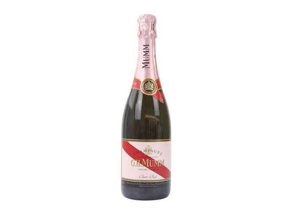 绍兴回收​玛姆红带香槟老款桃红玫瑰粉红玛姆香槟酒G.H. Mumm Brut Rose